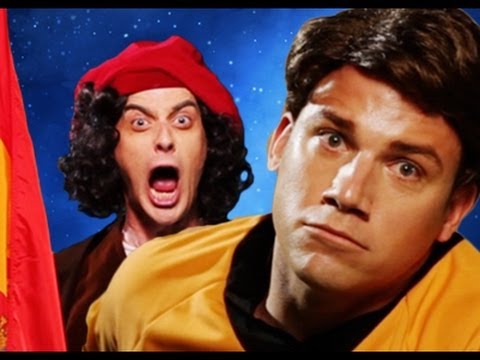 Columbus vs Captain Kirk. Epic Rap Battles of History #14