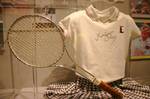 Seles' outfit at the Tennis Hall of Fame Museum at the Newport Casino, Newport, Rhode Island