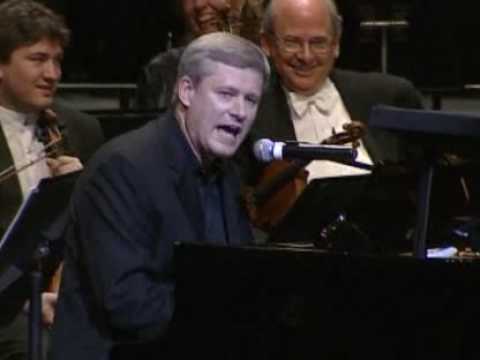 Stephen Harper sings Beatles song with Yo Yo Ma