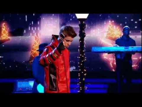 Justin Bieber Performing Under The Mistletoe - The X Factor Live