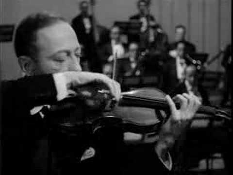 Jascha Heifetz plays Tchaikovsky Violin Concerto: 1st mov.