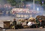 Re-enactment of the Uprising on its 62nd Anniversary. In Poland, 1 August is now a celebrated anniversary. On 1 August 1994, Poland held a ceremony commemorating the 50th anniversary of the Uprising to which both the German and Russian presidents were invited.