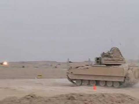 Bradley Live Fire in Iraq