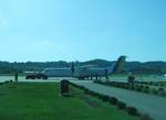 B&H Airlines ATR 72 at Banja Luka airport preparing for the flight to Zurich, August 2010