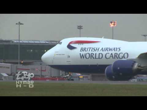 Boeing 747-8 British Airways World Cargo G-GSSD Delivery Flight London Stansted - Launch 747-8F BA