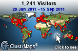 Locations of visitors to this page