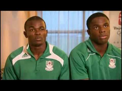 Nigerian Football Team Previews the Olympic Final  Soccer Adidas Olympics Coverage Beijing