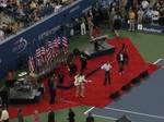 Earth, Wind & Fire performing at the opening ceremony of the 2008 US Open August 25, 2008