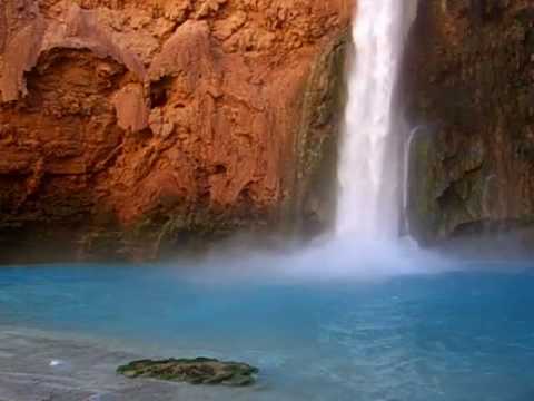 Havasupai Indian Waterfall Relaxation Video