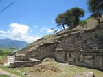 The partly excavated main pyramid of San Jose Mogote is a pre-Columbian archaeological site of the Zapotec, a Mesoamerican culture that flourished in the region of what is now the Mexican state of Oaxaca.