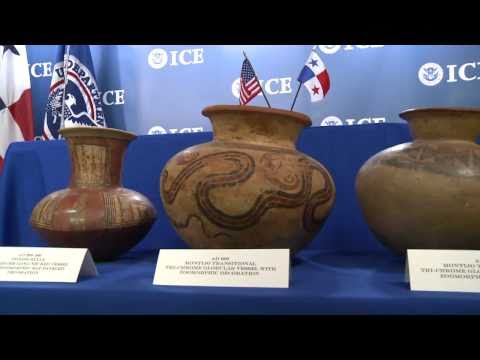 ICE and CBP return pre-Columbian artifacts to Panama