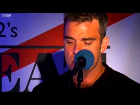 Robbie Williams and Gary Barlow - Shame LIVE @ BBC Radio 2 - Simon Mayo Drivetime