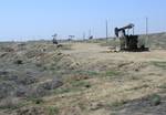 Oil wells and disturbed area on the Kern Front Field. The Kern Front Field is approximately five miles due north of the city of Oildale, and ten miles (16 km) north of Bakersfield, in the first gentle rise of the hills above the floor of the San Joaquin Valley.