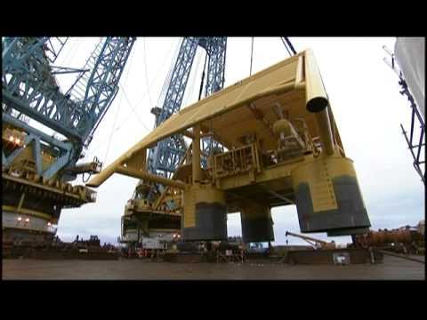 Subsea separator at Tordis oil field, North Sea