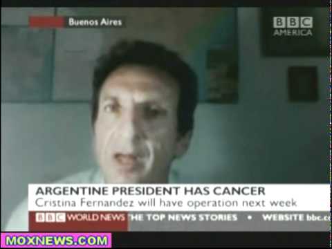 Argentine President Announces She Has Cancer