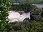 Tupatukasi Waterfall, Broad back River, Quebec. The Broad back River (French Rivieras Broad back) is a river in northern Quebec, Canada.