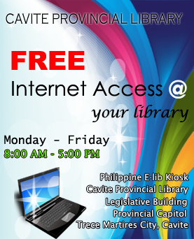 Free Internet Access at Cavite Provincial Library