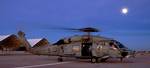 An HH-60H assigned to HS-8 prepares to taxi at NAF El Centro, CA.