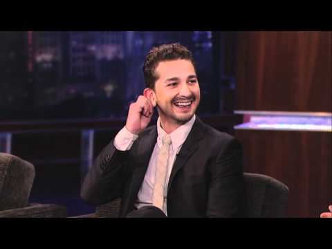 Shia LaBeouf on Jimmy Kimmel Live PART 1