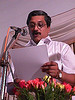 Taking the oath of office: Manohar Parrikar (2000 or 2004?)