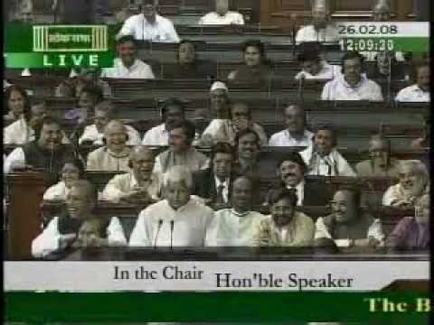 A funny speech in Indian Parliament