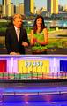 Pat Sajak speaks with a Navy wife on Wheel of Fortune.