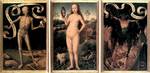 Triptych of Earthly Vanity and Divine Salvation (front) (c.1485) Oil on oak panel, 22 x 15 cm (each wing) Musée des Beaux-Arts de Strasbourg