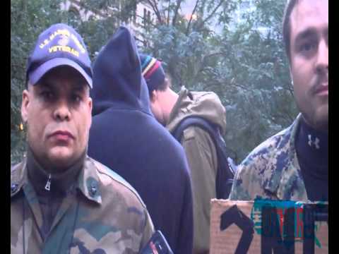 Marine Vet at #OccupyWallStreet Tells Sean Hannity to 