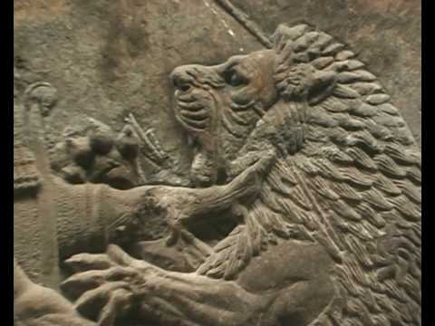 Assyrian Lion Hunt at the British Museum