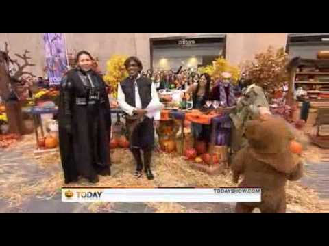 Ewoks on the Today Show, one humps Al roker's leg