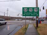 US64/US70/US79 overlap in Memphis, Tennessee (2008)