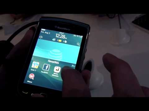 BlackBerry Torch 9800 Video First Look!