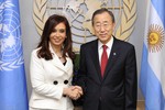 SG with H.E.H.E. Mrs. Cristina Fernández, President of Argentina