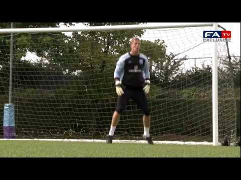 England U21's Goalkeeper Training | England vs Israel Under-21s International 05/09/2011