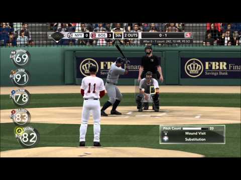 MLB 2K10- New York Yankees vs. Boston Red Sox: Complete Game Shutout