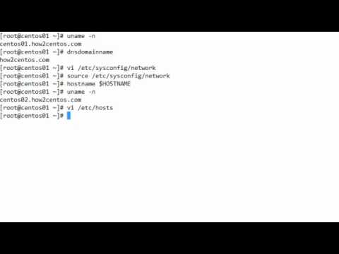 CentOS: Change that Hostname
