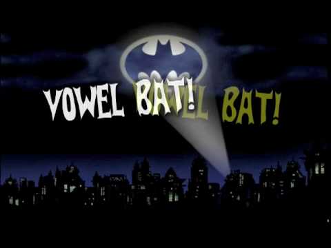 Vowel Bat (kids song by Shari Sloane)- www.kidscount1234.com- 