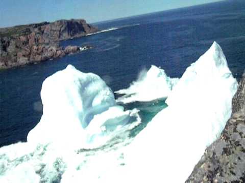 Foundering Iceberg in Twillingate Newfoundland