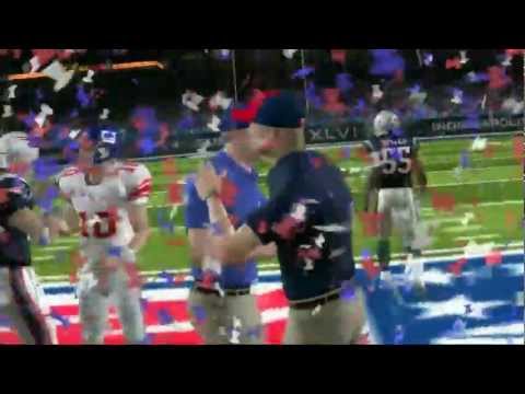 Madden NFL 12 New England Patriots Super Bowl Celebration