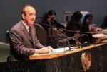 The Union Minister for Health and Family Welfare, Shri Ghulam Nabi Azad addressing the high level UN meeting on HIV & AIDS, at New York, USA on June 08, 2011.