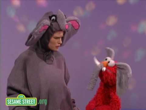 Sesame Street: Natalie Portman And Elmo Are Princess & Eleph