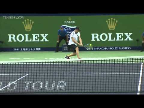 Andy Roddick vs Lu Yen-Hsun 1R Shanghai Rolex Masters 2011 Highlights