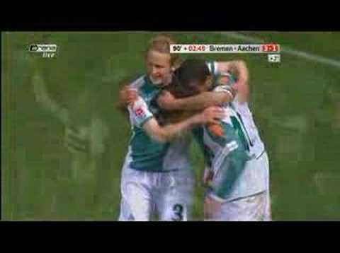 Werder 3-1 Aachen (Diego!) What a goal!!!