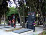 The graves of Azerbaijani soldiers in Baku. After six years of intensive fighting, both sides were ready for a ceasefire. Azerbaijan, after exhausting nearly all its manpower, was relying on a ceasefire to be put forth by either the CSCE or by Russia as Armenian commanders stated their forces had an unimpeded path towards Baku.