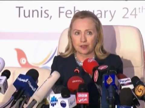 Secretary Clinton Intervention at the Friends of Syrian People Meeting