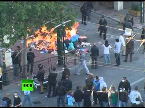 Greek Battlefield: Video of Athens clashes with police