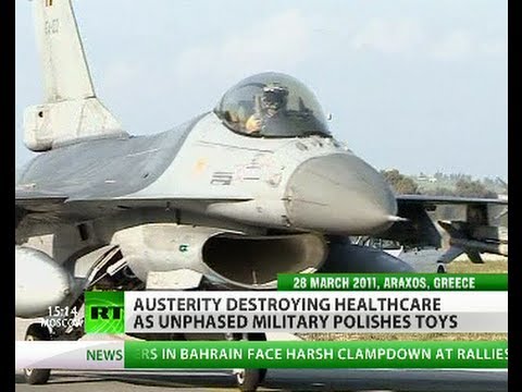 Greek Cuts Drama: Healthcare doomed, army booms