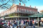 Café du Monde, a landmark New Orleans beignet cafe established in 1862. .New Orleans is world-famous for its food. The indigenous cuisine is distinctive and influential. From centuries of amalgamation of the local Creole, haute Creole, and New Orleans French cuisines, New Orleans food has developed.