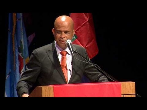 Michel Martelly at York College