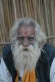 Indian Sadhu, or Hindu holy rest at a temporary camp at Babughat in Kolkata on 05 Jan 2012. Thousands of Hindu pilgrims taka holy dip at Gangasagar, hoping to wash away sins and others to secure a fine spouse, in a sun-worshipping tradition older than Hinduism itself in Eastern India City